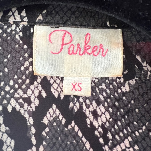 Parker Print Silk Blouse - Picture 6 of 7